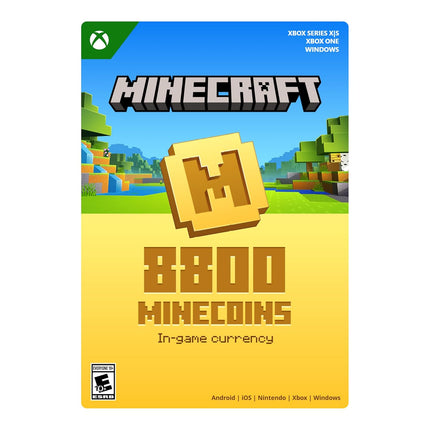 Minecraft | 8800 Minecoins Pack | Digital Code | AMAZON EXCLUSIVE