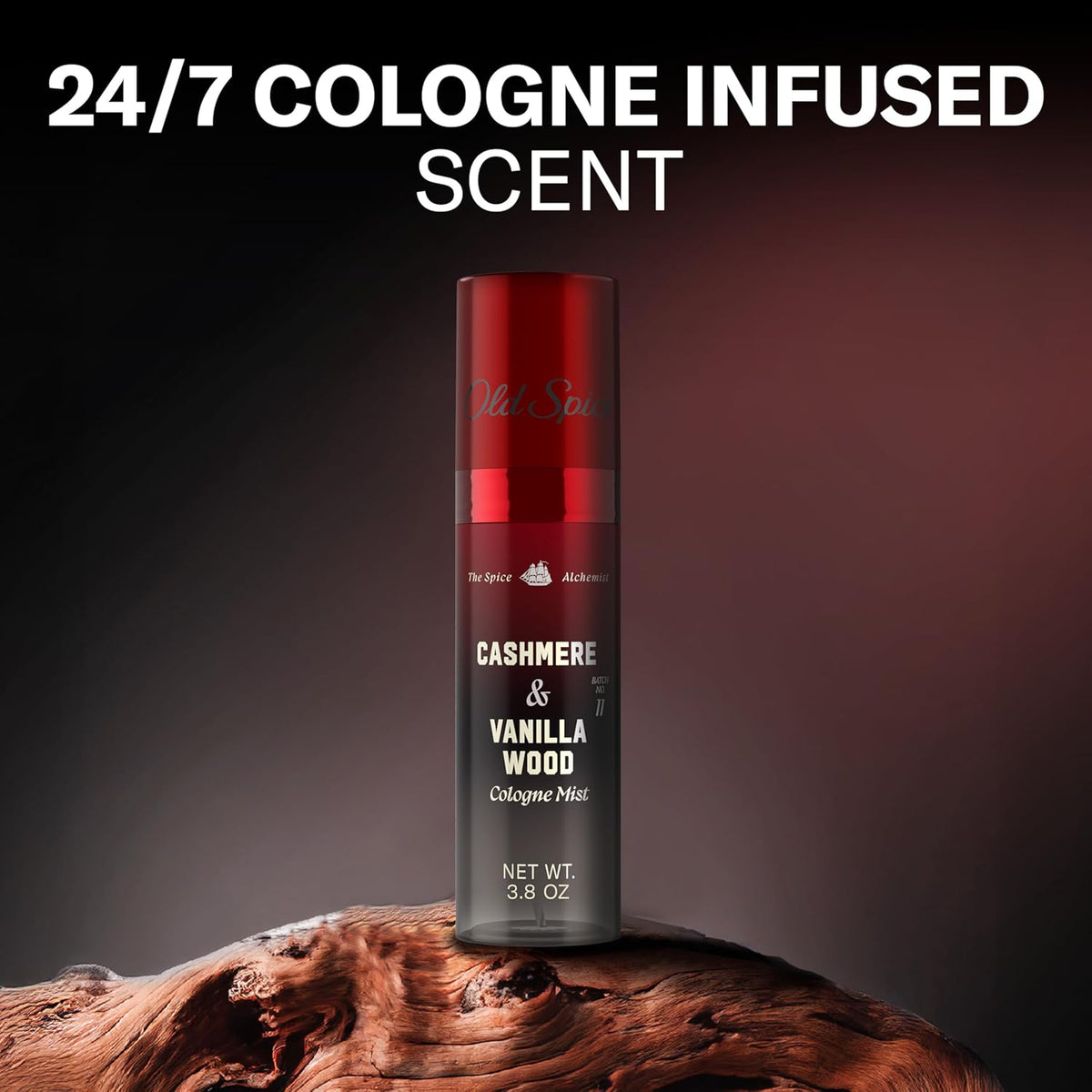 Cashmere + Vanilla Wood Cologne Mist for Men, 3.8 oz - photo 2