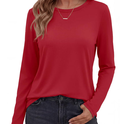 Long Sleeve Shirts for Women Casual Tops School Fall Outfits 2026