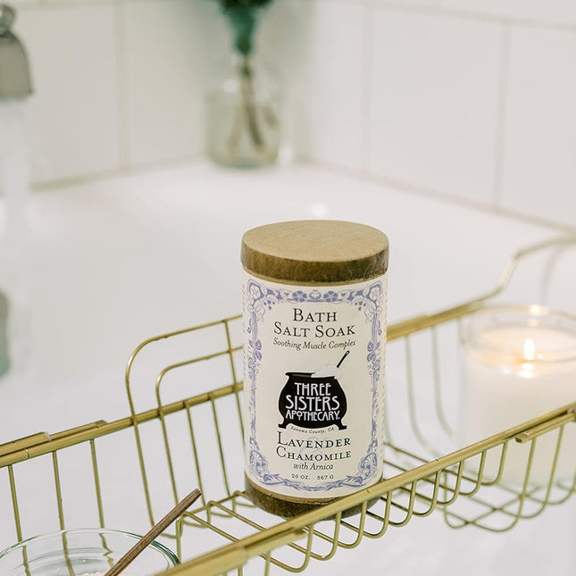 20 oz. Bath Salt Soaks (Lavender and Chamomile with