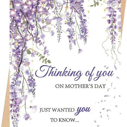 ICOOLYI Mothers Day Card – Beautiful Floral Happy Mothers Day Gifts for Mom