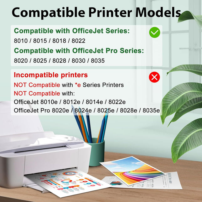 910XL 910 Ink Cartridges Latest Chip Replacement for HP 910XL Ink Cartridges