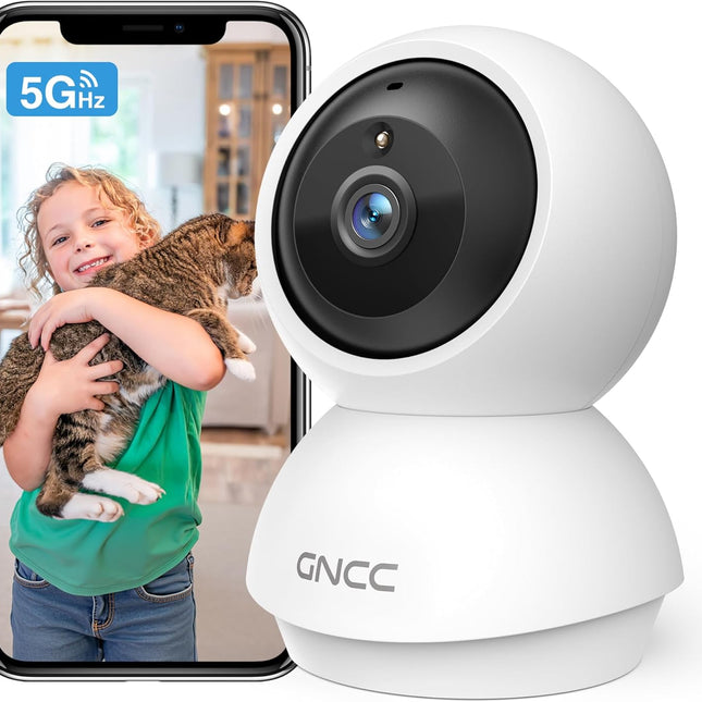 2K WiFi Cameras for Home Security, Security Camera Indoor, Baby/Pet Camera with Phone App, 2.4/5GHz, Motion Detector