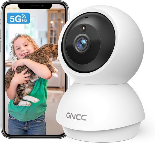 2K WiFi Cameras for Home Security, Security Camera Indoor, Baby/Pet Camera with Phone App, 2.4/5GHz, Motion Detector