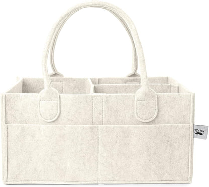 Baby Diaper Caddy Organizer, Beige, Baby Organizer, Car Diaper Caddy