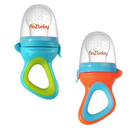 Baby Solids/Frozen Fruit Feeder Pacifier, Infant Teether Toy 6M+, BPA-Free, Introduce Solids, Dishwasher Safe