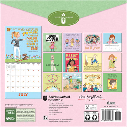Mary Engelbreit's Your Voice Matters 2027 Wall Calendar
