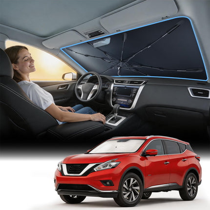 2026 Windshield Sun Shade Umbrella [Vinyl Coating Heat Shield]