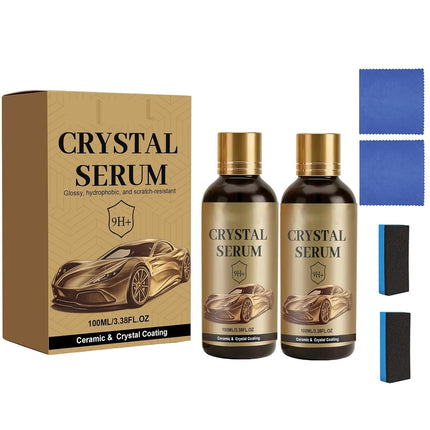 SourcetoHome 100ML PTZ Crystal Serum – Advanced Graphene Ceramic Coating for Cars,9H Graphene Coating for Auto Car Detailing (2PCS) - General - front view