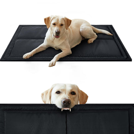 Chew Proof Dog Bed, Durable Dog Crate Pad, Medium (22"x35")
