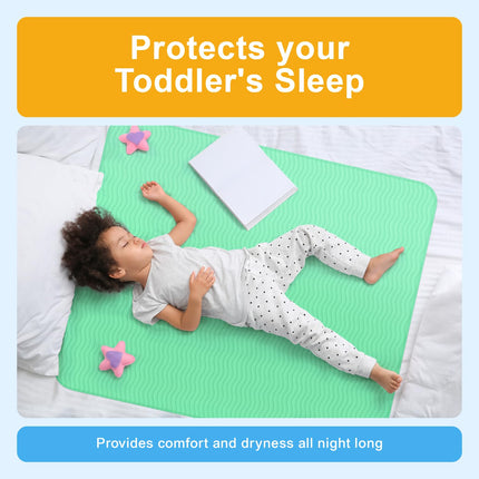 4 Pack 34" x 36" Bed Pads Washable Waterproof for Incontinence Adults, Kids - photo 4