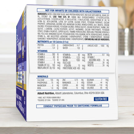 Similac 360 Total Care Gentle Comfort Baby Formula, Easy-to-Digest Formula, Has 5 HMO Prebiotics, Ready-to-Feed Infant Formula, 2-fl-oz Bottle, Pack of 48