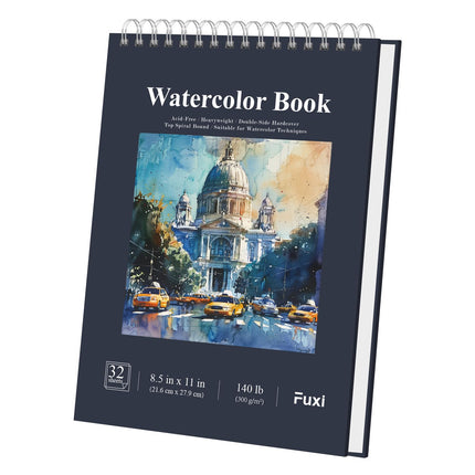 9" x 12" Sketch Book_Top Spiral Bound Sketchbook_100Sheets 68lb/100gsm