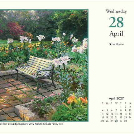 Thomas Kinkade Studios® 2027 Day-to-Day Calendar