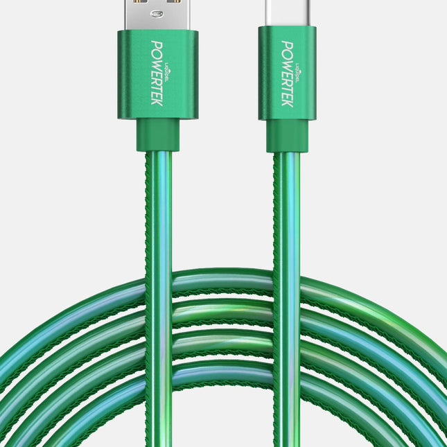 NexWave OndaNex LIQUIPEL Powertek Metallic Shine USB Type C Charger Cable — Smart Tech