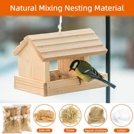 Sukh Bird Nesting Material - Bird Nests Bedding Hummingbird Nesting Material Mixing Canary Nesting Material Finch Nesting Material Parakeet Nesting Materials for Cage,Gardens,Tree Trunks (2)