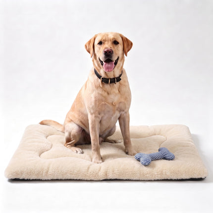 Cama para perro de 36" para jaula metálica, tapete lavable para dormir para mascotas medianas/grandes