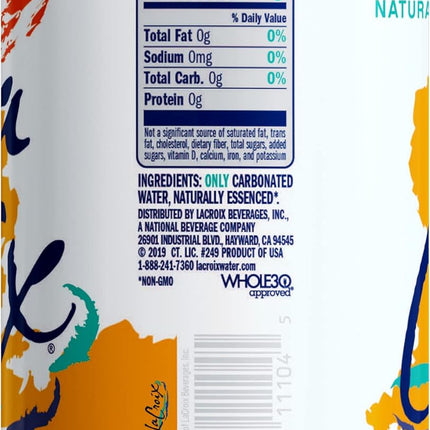 La Croix Sparkling Water Apricot, 12oz Cans (12 pack)