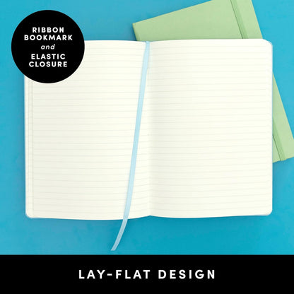 Black Hardcover Lined Journal Notebook, 160 Pages - photo 3