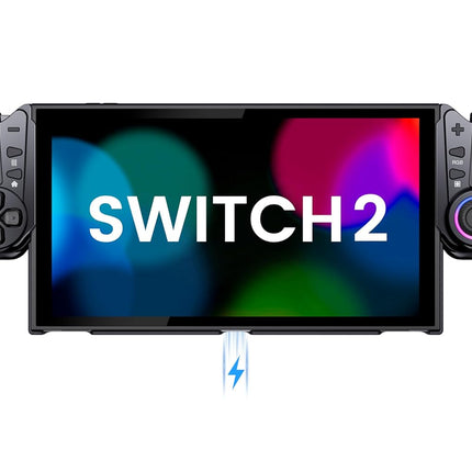 OKETY Controller for Switch 2 with Hall Effect Joysticks/Hall Triggers, Ergonomic Grip & Built-in Kickstand -Turbo/Macro/6 Game Card Slot | Compatible with Switch 2 Only