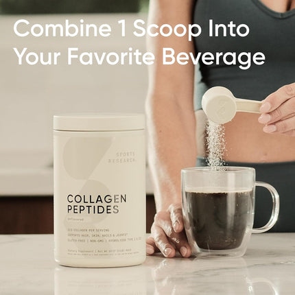 Sports Research Hydrolyzed Collagen Peptides Type  - image 3