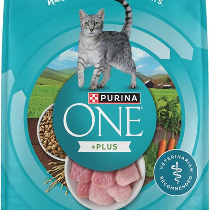 Purina ONE Natural, Low Fat, Weight Control, Indoor Dry Cat Food, +Plus Indoor Advantage - 3.5 lb. Bag