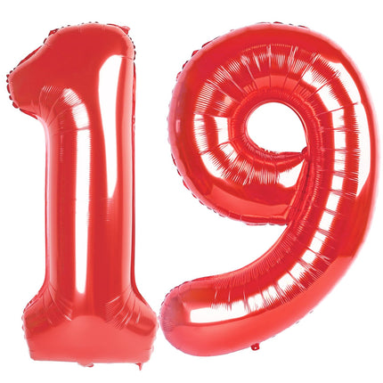 Number Balloons 5 Balloon Blue Birthday Decorations for Men Party, 40 Inch