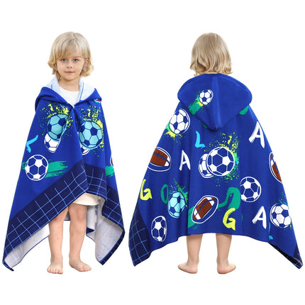 Unicorns Hooded Towels for Kids,Soft Kids Beach Towel,30" x 50"