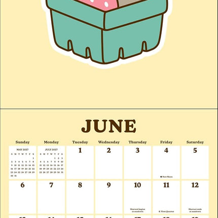 Pusheen 2027 Wall Calendar with Stickers