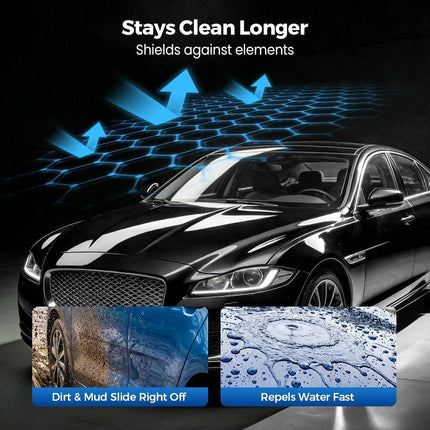PTZ Crystal Serum 100ml - 9H Graphene Ceramic Coating for Cars - Advanced Car Coating Spray for Shine & Protection - Long Lasting Nano Quick Coat Restore & Paint Sealant - Pro Ptz Crystal Serum