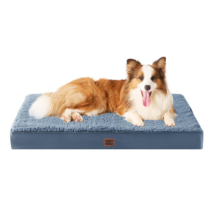 Cama ortopédica para perros grande con funda extraíble lavable, 41IN gris