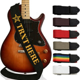 Guitar Strap, Personalized Embroidered Guitar Strap