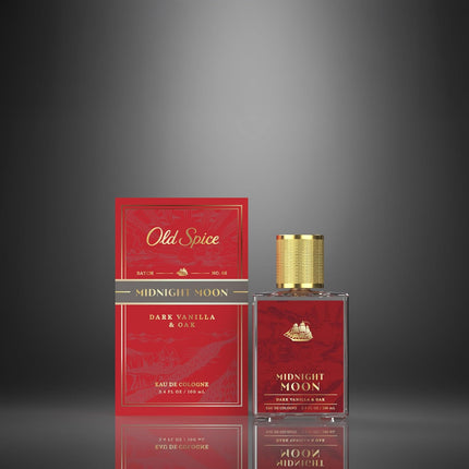 Old Spice Signature Cologne for Men, Midnight Moon Premium Scent with Notes of Dark Vanilla + Oak, 3.4 fl oz