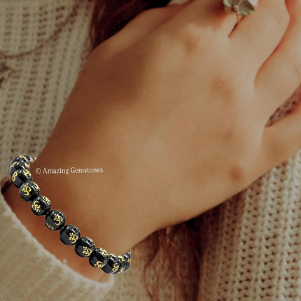 Amazing Gemstone Crystal Bracelet for Women Men's Gifts - Protection Healing Crystal Bracelet - 8mm Gemstone Beaded Stretchable Bracelet Pulseras Para Hombres Mujer Stocking Stuffers Mothers Day Gift
