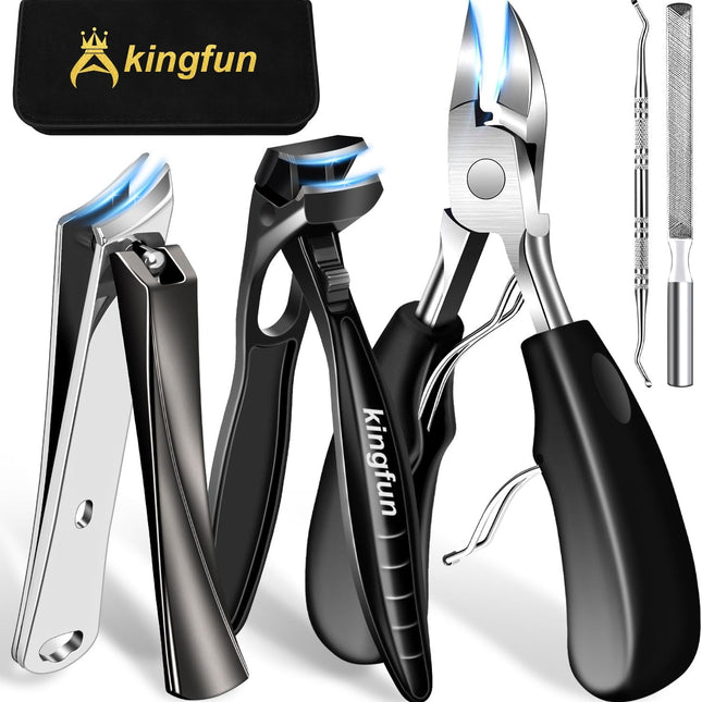 Toenail Clippers for Thick Toenails, Ingrown Toe Nail Clippers for Thick Nails for Seniors, Heavy Duty Toe Nail