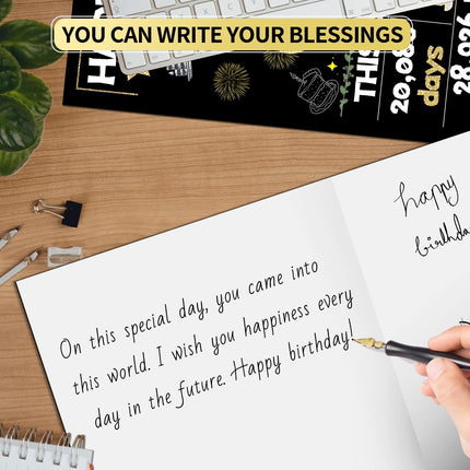 Joycard 55th Birthday Card with Envelope, 55th Birthday Decorations for Women Men, 55th Birthday Gifts for Mother Dad, Happy Birthday Cards for 55 Year Old Wife Husband, Back in 1971