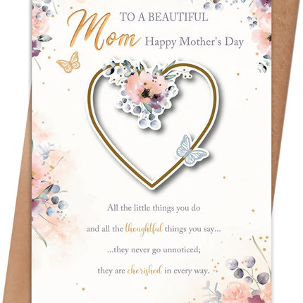 Mothers Day Card, Mother's Day Card Gifts for Mom from Daughter Son, Mother's Day Cards Gift 370-377