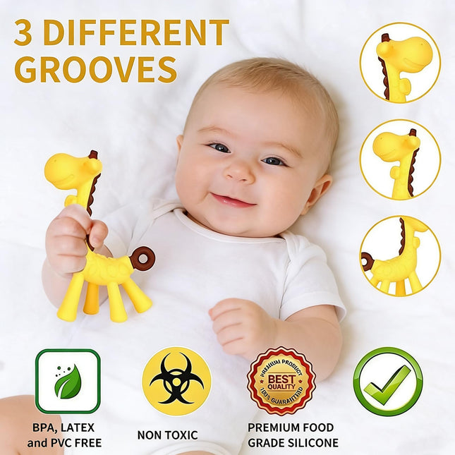 Baby Teething Toys 3-6 Months, Baby Chew Teether Toys - photo 2
