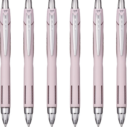 Uni-Ball Jetstream RT Ballpoint Pen, Fine Point (0.7mm), Lavender Barrel, Black Ink. 6 Pens