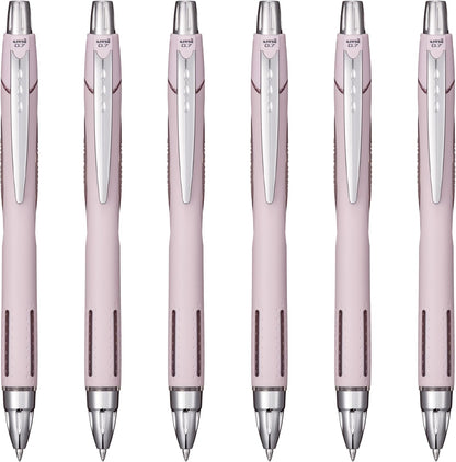 Ballpoint Pen, Fine Point (0.7mm), Lavender Barrel, Black Ink. 6 Pens