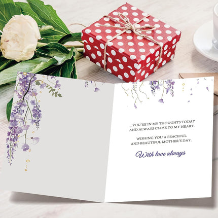 ICOOLYI Mothers Day Card – Beautiful Floral Happy Mothers Day Gifts for Mom