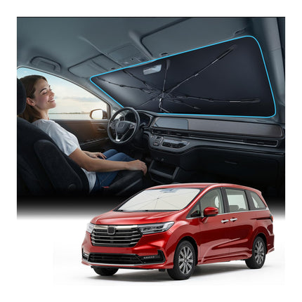 2026 Windshield Sun Shade Umbrella [Vinyl Coating Heat Shield]