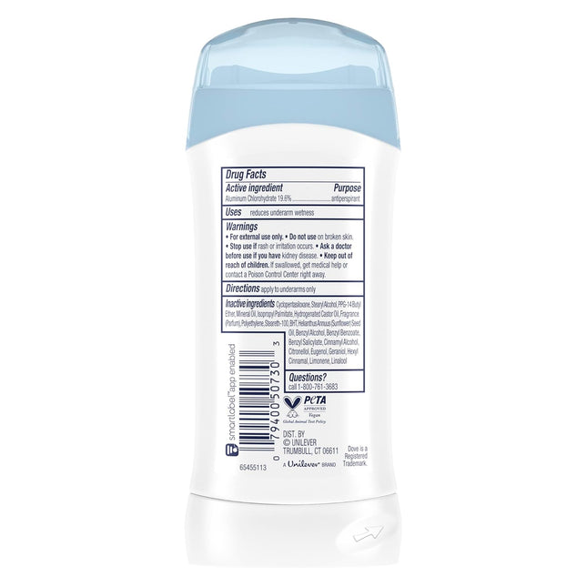 Invisible Solid Antiperspirant Deodorant Stick 2 Count Original Clean