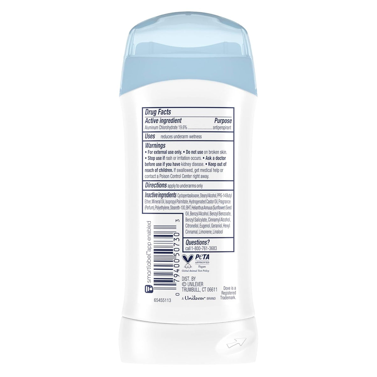 Invisible Solid Antiperspirant Deodorant Stick 2 Count Original Clean - photo 2