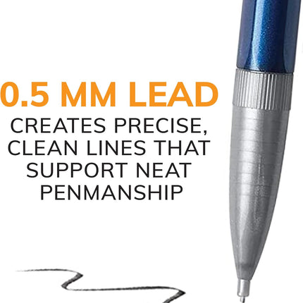 BIC Xtra-Precision Mechanical Pencils with Erasers, Fine Point (0.5mm), 24-Count Pack Mechanical Drafting Pencil Set