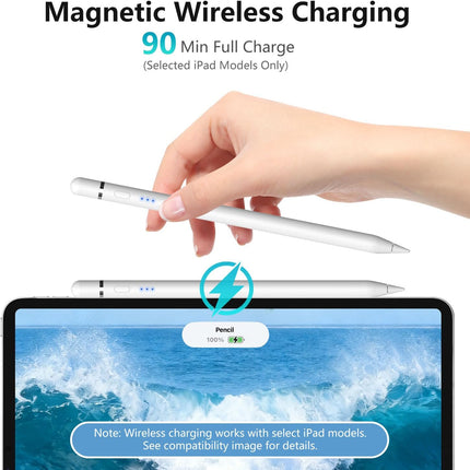 iPad Pencil for Apple iPad 2018–2026, Magnetic Charging Stylus Pen for Apple Pencil 2nd Generation &1st Generation with Tilt Sensitivity& Palm Rejection, Pencil for iPad A16 Pro 11/12.9/13, Air, Mini