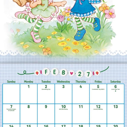 2027 Strawberry Shortcake Wall Calendar