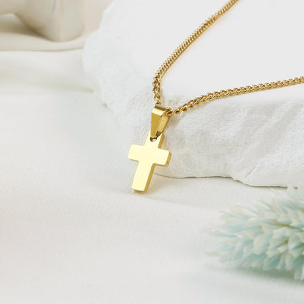 Cross Necklace as Easter Basket Stuffers First Communion Gifts for Toddler Kids Teen Boys Girl, Mustard Seed Jewelry as 1st Communion Easter Birthday Gifts Christian Necklace for Son Daughter