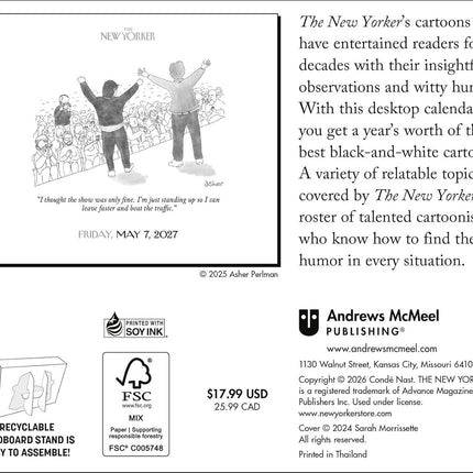 Cartoons from The New Yorker 2027 Day-to-Day Calendar