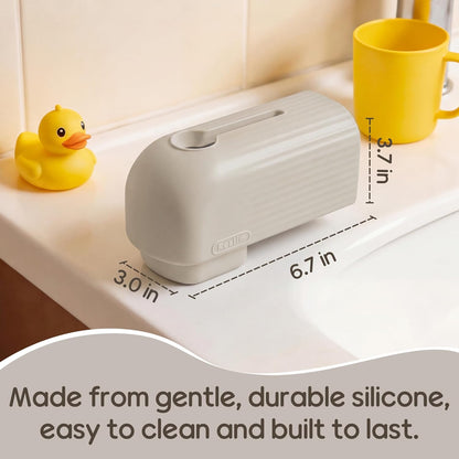 Silicone Baby Bathtub Spout Cover, Upgraded Faucet Protector for Kids - photo 3